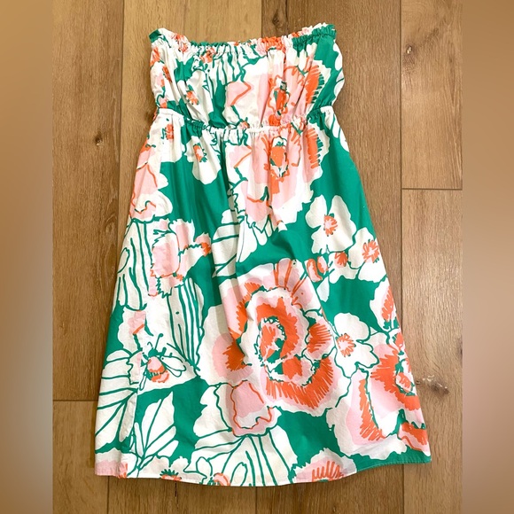 Lilly Pulitzer Dresses & Skirts - Lilly Pulitzer Dress Women’s Size Medium Krinie Tube Floral Take Me Higher